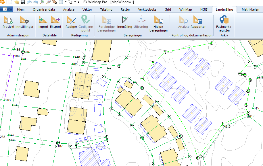 Integrasjon med ISY WinMap