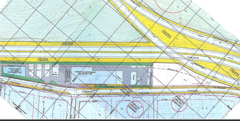 være næring, industri, lager og kontor. Reguleringsplan: Ifølge Plan- og bygningsetaten finnes det ikke reguleringsbestemmelser.