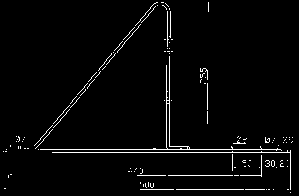 30x5 mm 1,7 kg Min 38 mm / Max 58 mm TRAPES, SHINGEL, PAPPTAK Trapesplater, shingel og papptak 3rørs (SN G32, 198 cm).