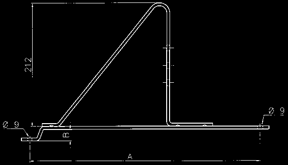 cm) Festemateriell: SN klype pose F2 som inneholder 1 stk. 2rørs klype 1 stk. 8x25 mm låseskrue, el. forz. 1 stk. M8 vingemutter, el.