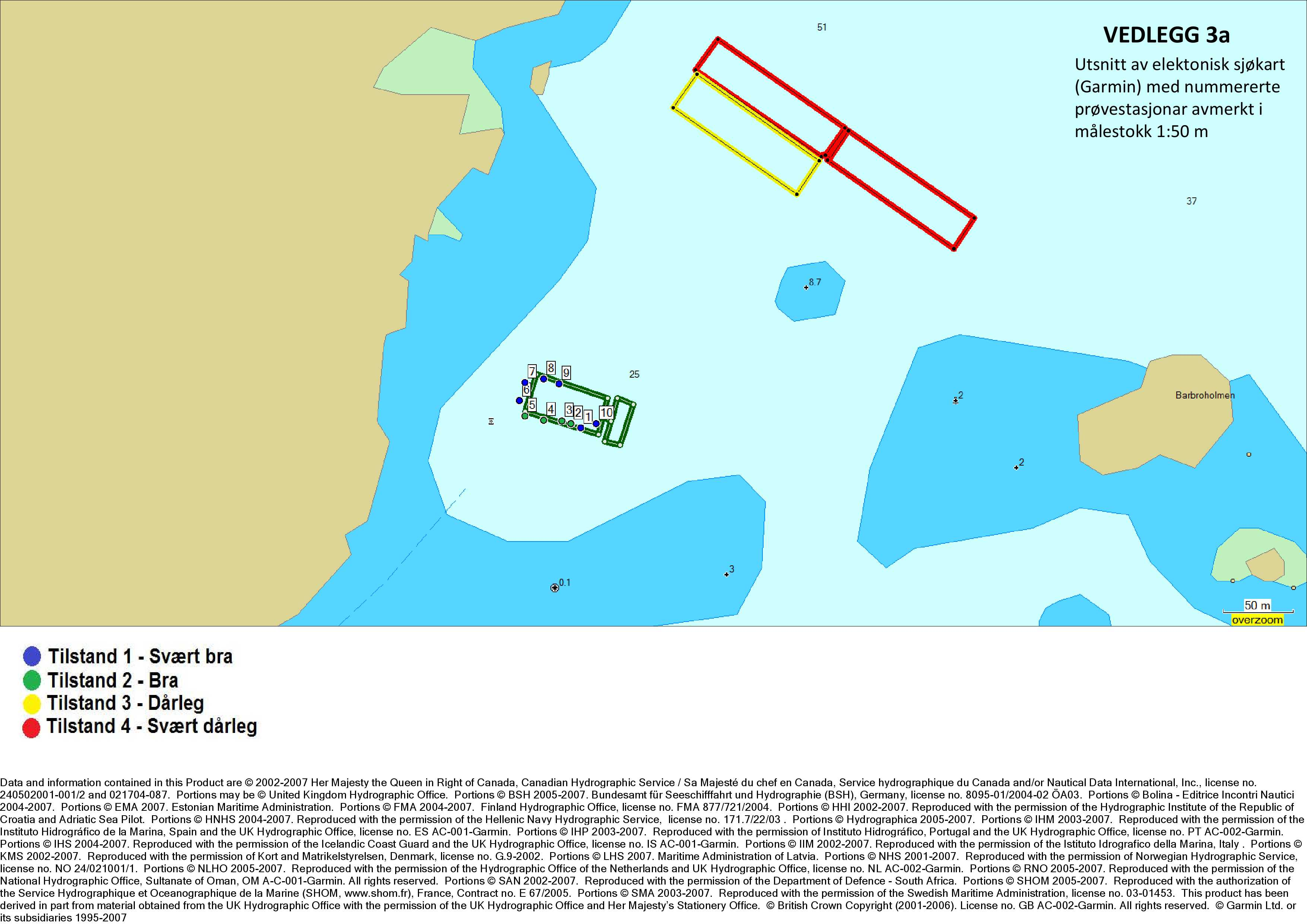 Data and information contained in this Product are 2002-2007 Her Majesty the Queen in Right of Canada, Canadian Hydrographic Service / Sa Majesté du chef en Canada, Service hydrographique du Canada