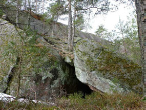 Foto: Fylkeskonservatoren Figur 42: Heller ved Bukksteinsvannet (lokalitet ID106956 og