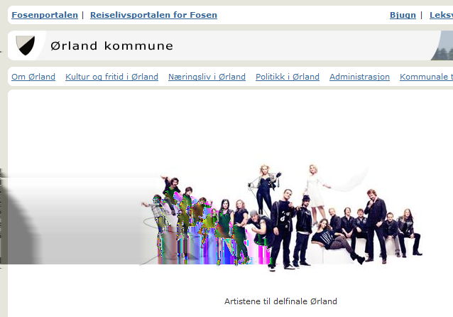 Nettsidene til kommunen/ørland kultursenter vurderes tilpasset det nye