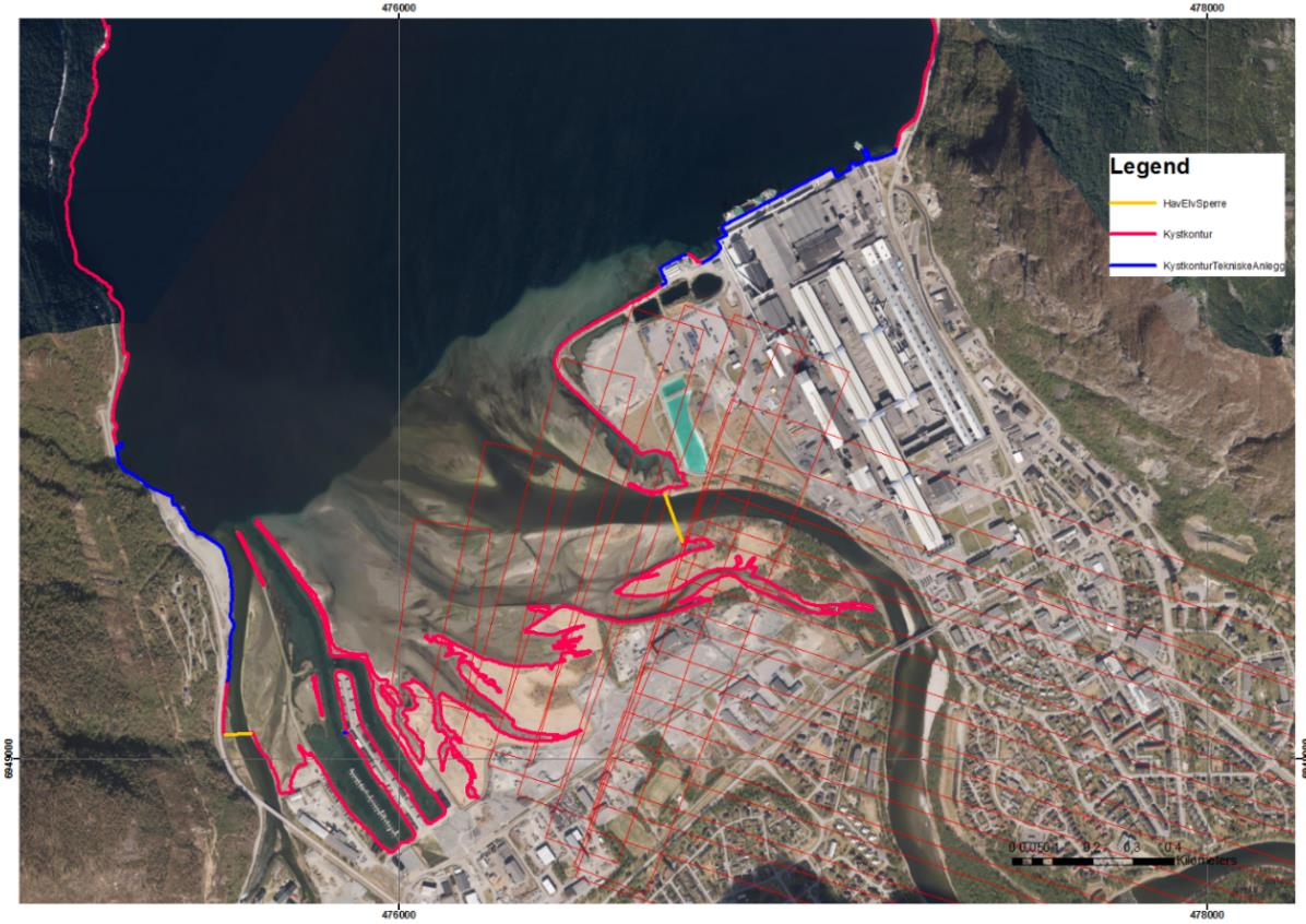 2 NVE har også behov for dybdekartlegging av grunne sjøområder langs strandsone, som grunnlag for farekartlegging flom og skred mv.