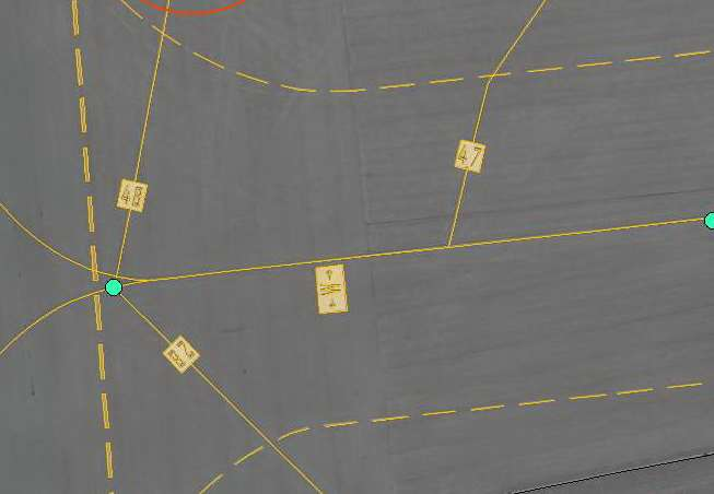 SOSI Del 3 Produktspesifikasjon for FKB Lufthavn Side 139 av 181 18.4.9.3.2.14 Informasjonsmerking Avgrensningskurve FLATE Enkeltpunkt i sekvens FiktivAvgrensningslinjeLufthavn.