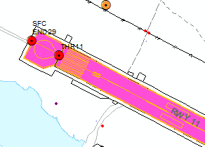 SOSI Del 3 Produktspesifikasjon for FKB Lufthavn Side 142 av 181 18.4.10.3 Beskrivelse av objekter med egenskaper og relasjoner 18.4.10.3.1 Rullebane Definert i Objekttype FKB- SOSI4.