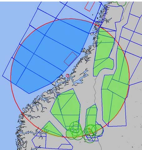 over land som Ørland innenfor Norge.