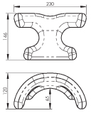 DIN 75078-2 og ISO 7176-19 er mulig.