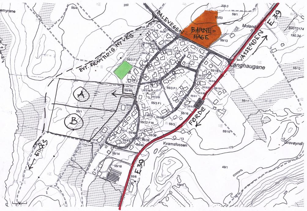 PLANPROGRAM for DETALJREGULERING av nytt bustadfelt i Langhaugane, Vassenden. Del av gbnr. 55/1 - JØLSTER kommune. PROSJEKT : Plan ID 1431 2015 001. Tiltakshavar : Magne Støfring, 6847 VASSENDEN.