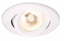 Toalett Toalett Slankt design som passer de fleste taktyper Nøyaktig ettermontering for halogen nyhet recessed spot ClearAccent recessed spot