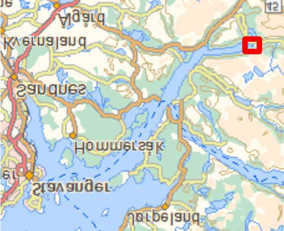 Tegnforklaring Kartlagt område Faresone Nominell årlig frekvens >= 1/5000 >= 1/1000 >= 1/100 Målestokk (A3): 1:6 000 Skredfarevurdering for