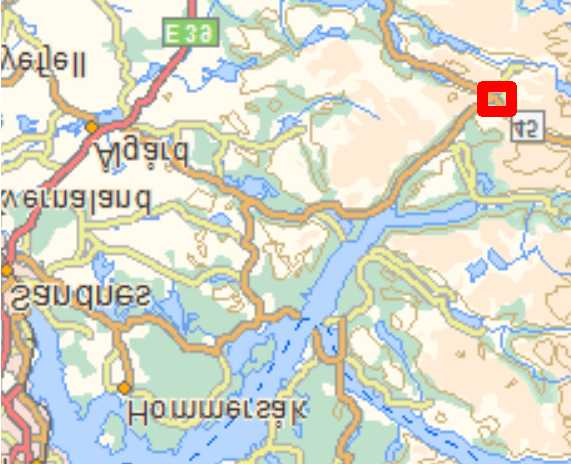 Tegnforklaring Kartlagt område Faresone Nominell årlig frekvens >= 1/5000 >= 1/1000 >= 1/100 Målestokk (A3): 1:6 000 Skredfarevurdering for