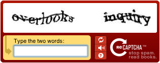 Dette hindrer, eller gjør det mye vanskeligere å programmere egne systemer som automatisk tar nytte av disse tjenestene gjennom overbruk eller angrep. Se figur 2.3.2_1 for et eksempel på Captcha.