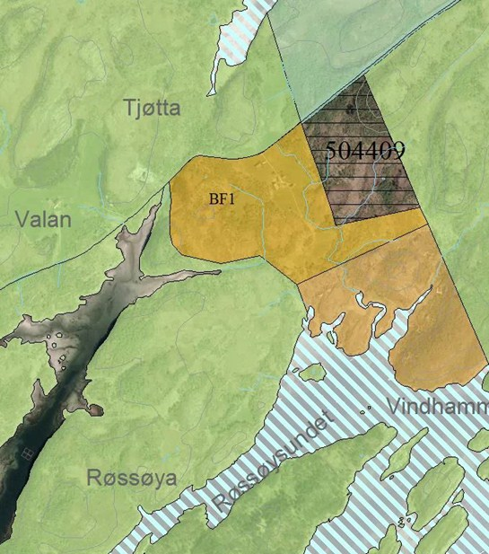 offentlig høring BF1 178 daa 1120 Bilde: BF6: Strandåsen