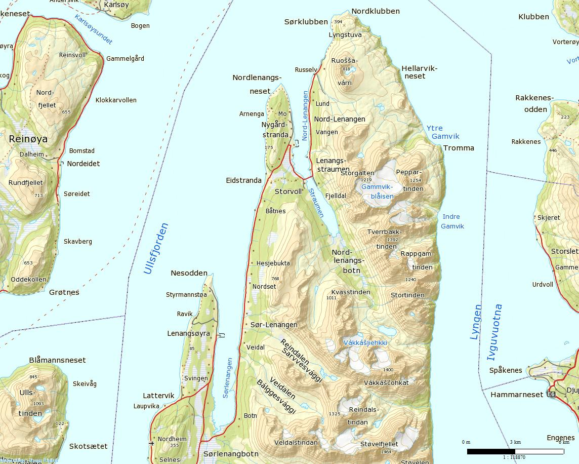 Nord-Lenangen og Lenangsøyra Mudring i fiskerihavner og ved Lyngen havfiske 1.