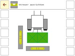 Veieramme Helningssensor Sensor for varsling av tom tank 16 17 500 kg Den faktiske mengden på 500 kg beregnes, og vises på AMATRON 3.