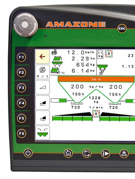 ISOBUS-terminaler: AMAZONE AMATRON 3 5,6 " stor skjerm AMAZONE