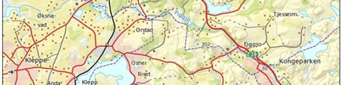 1 Bakgrunn Vegforbindelsene øst-vest og nord-sør i triangelet Ganddal-Bryne-Ålgård har lenge vært viktige tema i lokalt og regionalt planarbeid.
