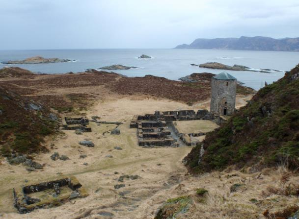 Foto: ka Riksantikvaren Reins klosterruin, Rissa, Sør-Trøndelag ID 16337 Alle betongfuger på vestveggen er fjernet. Mørtelanalyse og viser en svakt hydraulisk mørtel.