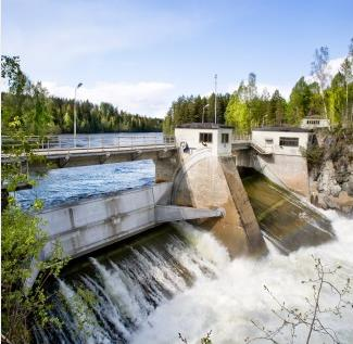 ENERGIRESSURSER Vann: Det er tre eksisterende vannkraftverk i kommunen med samlet produksjon i et normalår på 883 GWh.