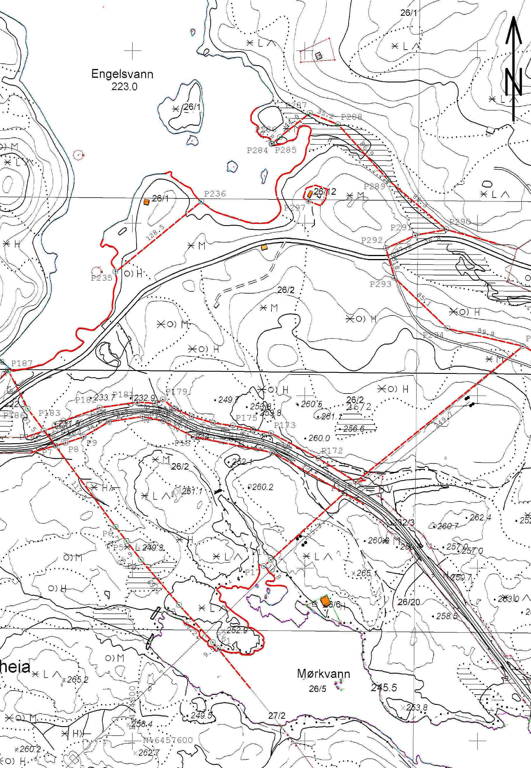 Gnr Representasjonspunkt X Bnr 6457992 Y 434848 Kartblad Målestokk 1: 26 2