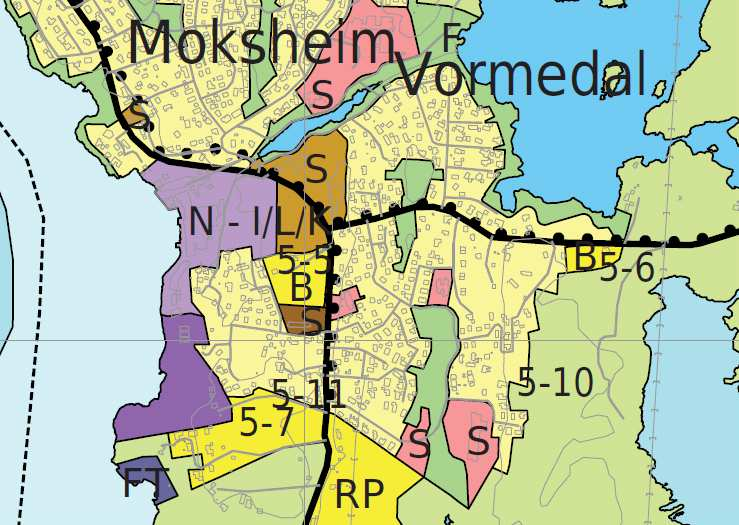 at Fastlands-Karmøy har tilgjengelige boligareal i påvente av realiseringen av kommunedelplan for