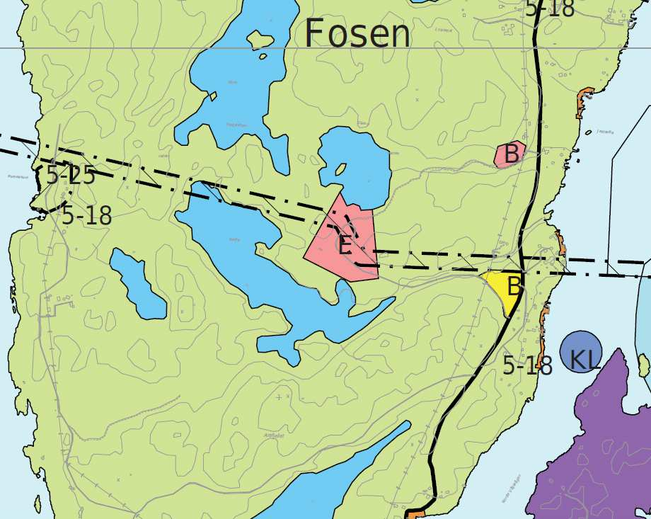 Teknisk infrastruktur (vann, avløp og overvann) Sosial infrastruktur (skole, barnehage) Negativ av infrastruktur. Overlapper med sikringssone (Kårstø).