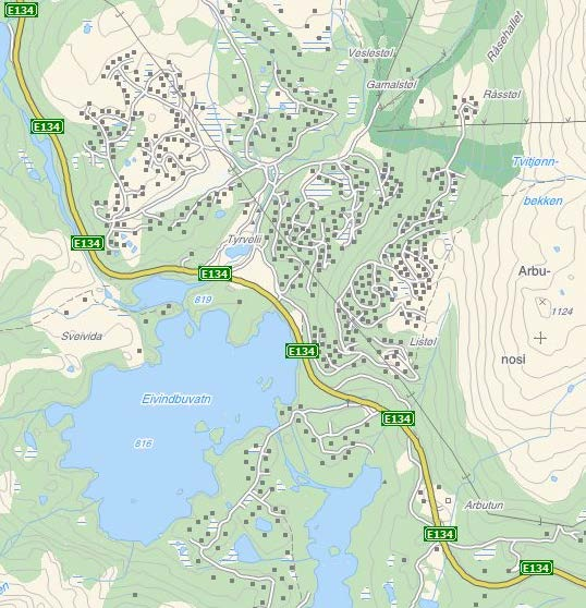 No ynskjer tiltakshavar Halvor Vinje å utføre ei endring i planen: -I ettertid har ein sett at Fjellsmellevegen er ein mykje betre tilkomstveg for tomtene LV1-12, enn den opprinneleg planlagde og