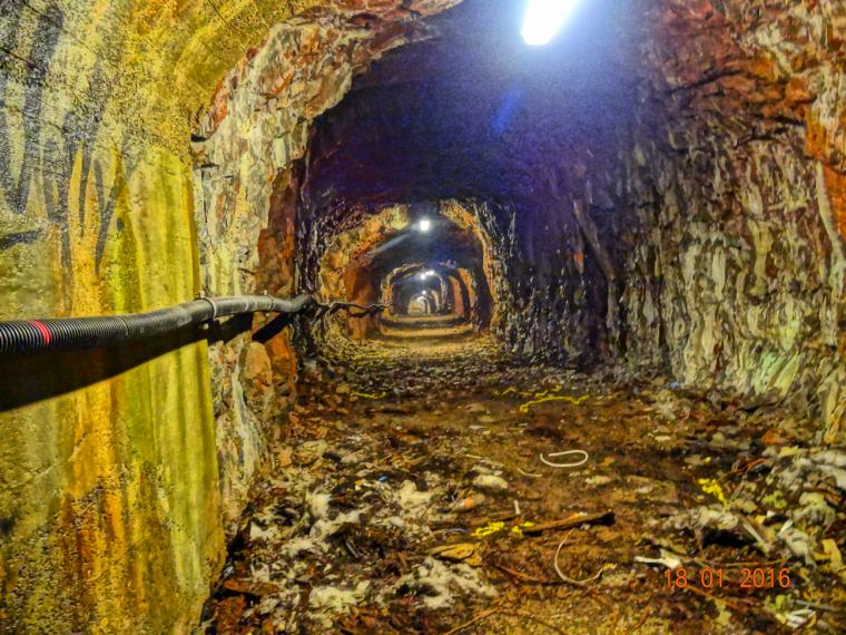 Dagens situasjon i området rømningstunnel Spiraltunnelen-Thurmanns vei Rømningstunnelen fra Spiralen - er ca. 150 m lang - starter ca.