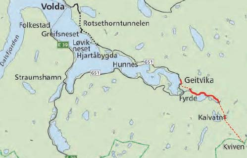 (TMT) E39 Kvivsvegen / Fyrdsbergtunnelen (foreløpig rapport