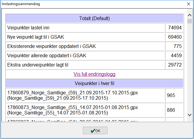 nærmer oss et sammendrag, som i mitt tilfelle