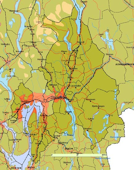 Utfordringer i vår region 22 + 1 kommuner 1,7 % av landarealet 1 206 316 innbyggere, 24% av