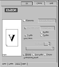 Bruke menyen Layout (sideformatmenyen) For Windows 95 Proportional Printing (Proporsjonal utskrift) Normal Fit to Page (Tilpass side) Custom (Skreddersy) Skriver ut dokumentet i normal størrelse.