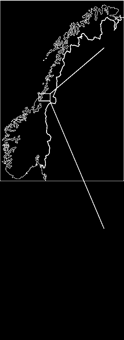 1 Fig. 1. Den geografiske fordelingen av de undersøkte lokaliteter i Namdalen. Tallene refererer seg til lokalitets-nummerne i DN-rapport 1997-2 (jfr.