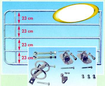 diam. 42,4 mm, innv. diam. 34 mm. Innskyvingsdel: utv. diam. 34 mm, innv. diam. 27 mm.