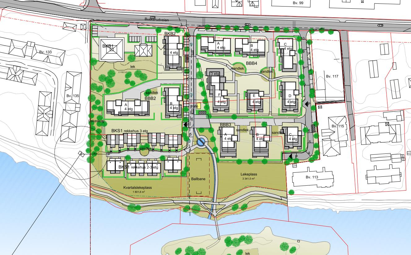 18 Etter Drammen kommunes gatenorm skal det anlegges fortau langs adkomster ut fra følgende kriterier: Mer enn 50 boliger. ÅDT større enn 200.