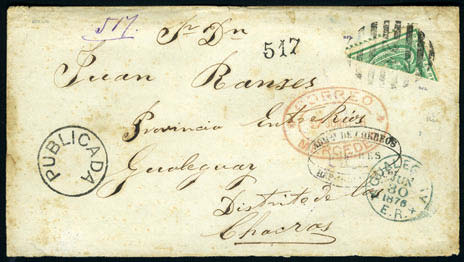 10c 1866 bisected on cover