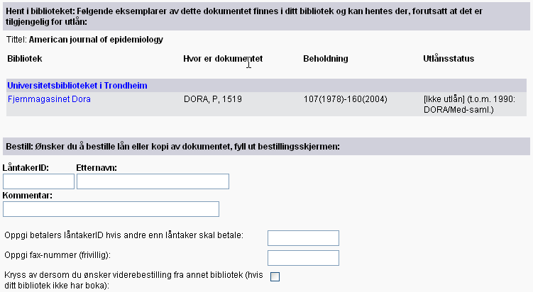 eksportere referansen til et referansehåndteringsverktøy (NB! Fungerer ikke alltid optimalt sjekk alltid resultatet!