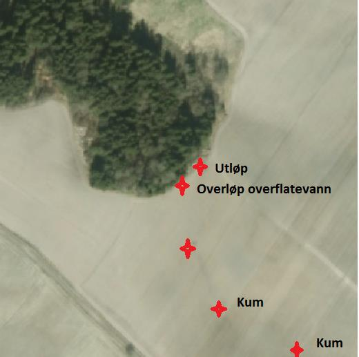 ringene. Kummene bør være så lavt i terrenget at innløpsrista blir det naturlige innløpspunktet for overflatevann. Figur 5.11.1: Løsning for reparasjon av kummer.