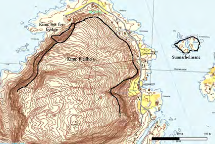 212 Kinn: Sør for kyrkja UTM: EUREF89 32VKP, Ø: 747, N: 331 Naturtype: Nordvendte kystberg og blokkmark B04 Utforming: Sørlig, oseanisk moseutforming B0402 Verdi: Viktig B Trusler: Feltsjekk: 07.06.