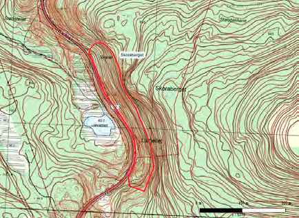 303 Skoraberget UTM: EUREF89 32VLP, Ø: 047, N: 375 Naturtype: Rik edellauvskog F01 Utforming: Verdi: Lokalt viktig C Trusler: Skogbruksdrift & Feltsjekk: (siste) Lokalitetsskildring innlagt av GGa