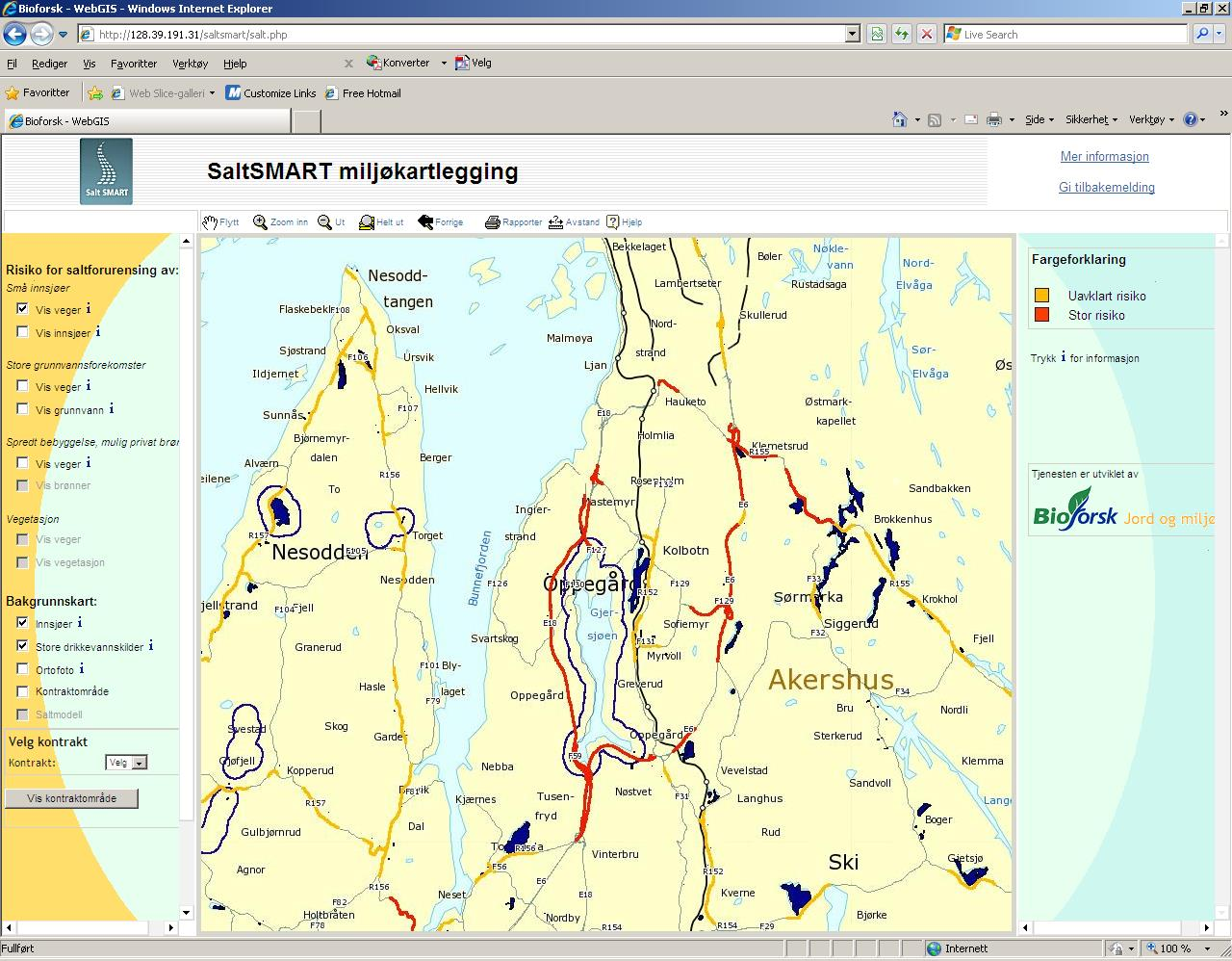 Oksygenbehov ved nedbrytning (m3 vann) 13.03.