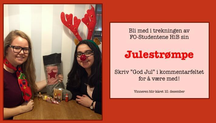 Den heldige vinneren var Kristine Vagstad Walmann fra 2.klasse sosionom.