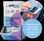 712340 C 85,- (1 kartong = 15 flasker á 750 ml) Antibac Keyboard Wipes