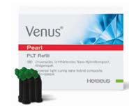 Nyheter & Tilbud mars/april 2017 Venus Pearl PLT Lysherdende, radiopak nanohybrid-kompositt. 20 kapsler á 0,2 g A1 best.