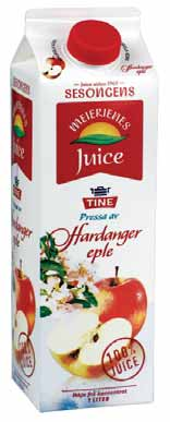 lovbeskyttelse av produktnavnet Eplejuice frå Hardanger. Nå kan vi befeste Eplejuice frå Hardanger som varemerke og få produktet tydeligere fram i butikkene, sier Skarvang.