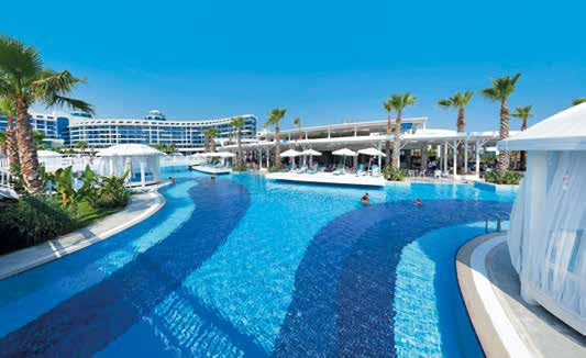 TRENDY LARA Lara/Antalya - Tyrkia TRENDY LARA Nytt familiehotell med unik beliggenhet SUENO DELUXE BELEK Belek - Tyrkia SUENO DELUXE BELEK Familieparadis