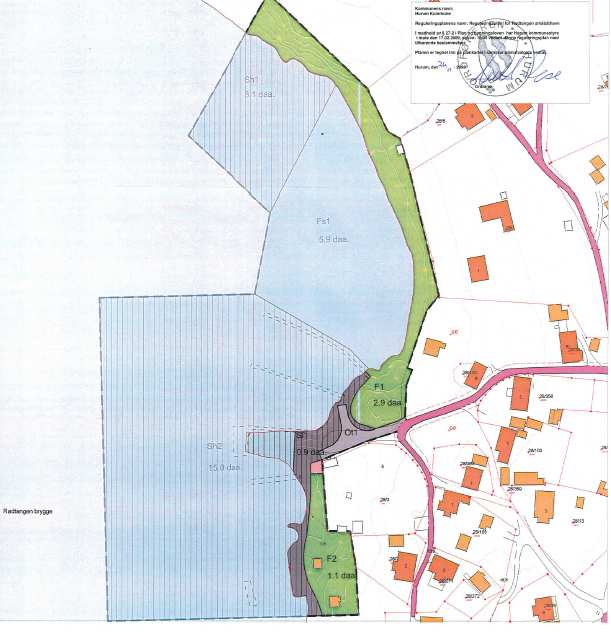 Planprogram for del av Rødtangen 15 3.4 Reguleringsplaner 3.4.1 Reguleringsplan for Rødtangen småbåthavn (vedtatt 17.2.