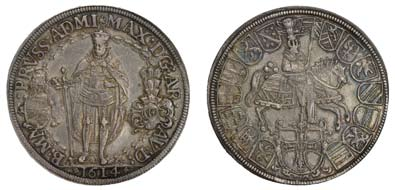 940-949 UTENLANDSKE MYNTER / FOREIGN COINS 940 Teutoniske Orden, Maximilian (av