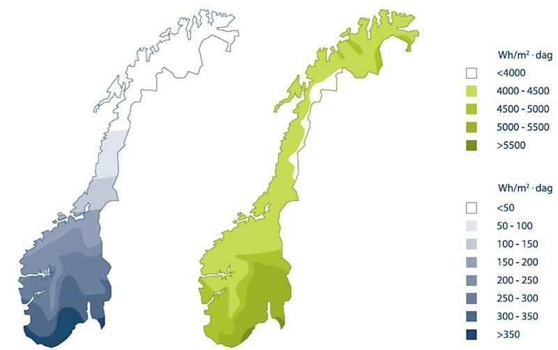 Potensialet i Norge (1) Breddegrad Årstid Døgnvariasjoner Lokale værforhold Anleggsspesifikke faktorer